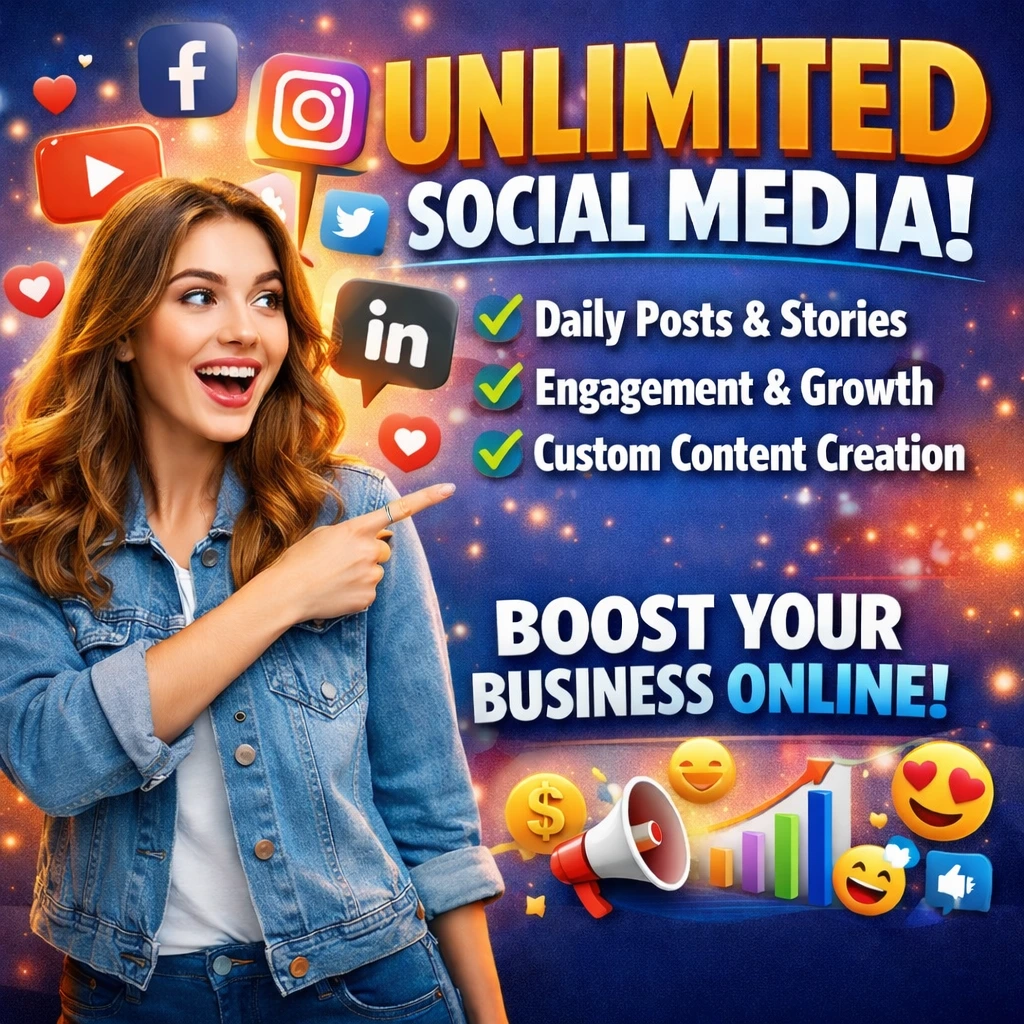 Unlimted Social Media Post (1 Month)